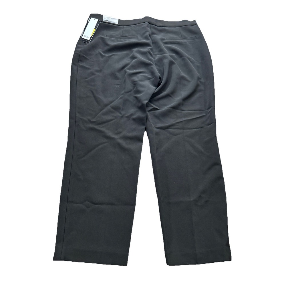 The 5th Ave Fit women's Pants Black 16p 37x26 Slim Leg F51pV653p Stretch